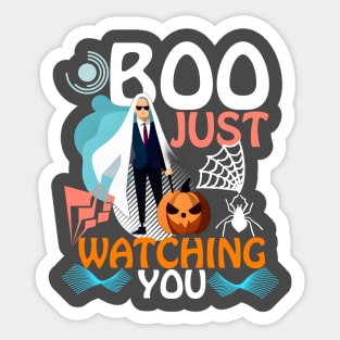 Boo Halloween Costume Sticker